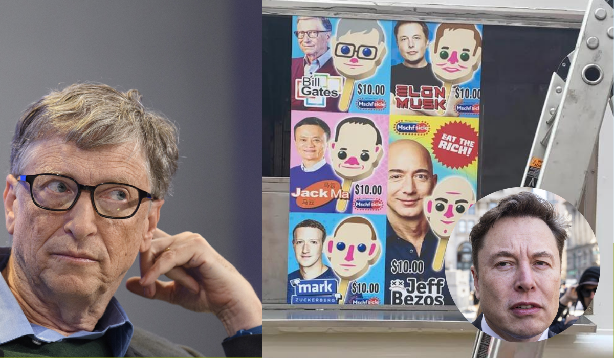 USA: rusza projekt "Eat The Rich", artyści będą sprzedawać lody z podobizną Muska, Bezosa czy Gatesa
