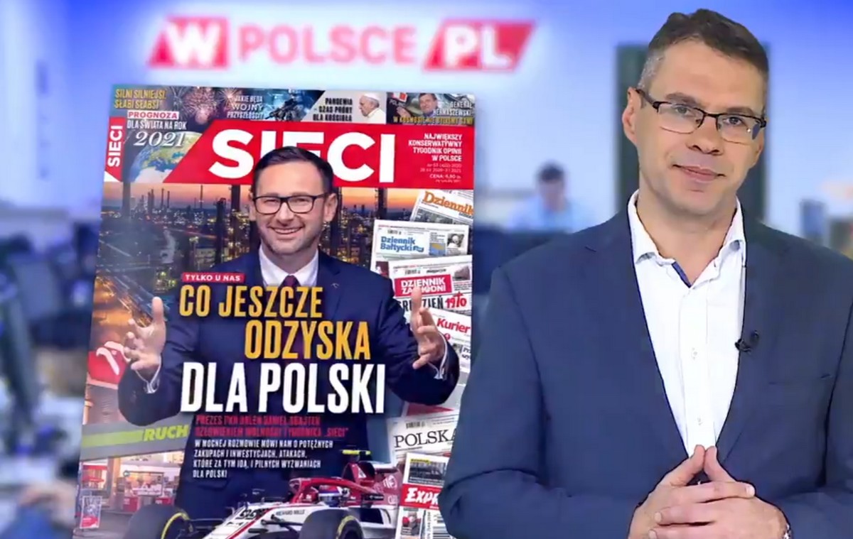 Prezes Orlenu Daniel Obajtek Człowiekiem Wolności 2020 tygodnika Sieci
