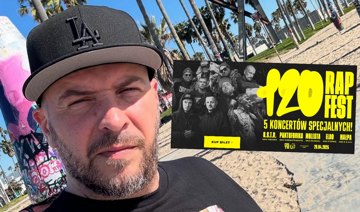 O.S.T.R. zapowiada, że mimo żałoby narodowej jego Rap Fest w Łodzi normalnie się odbędzie
