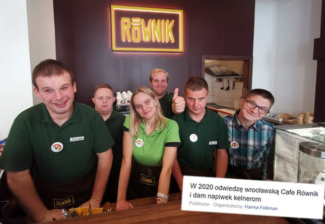 Reakcja na problemy Cafe Równik: setki osób deklarują odwiedziny i napiwek