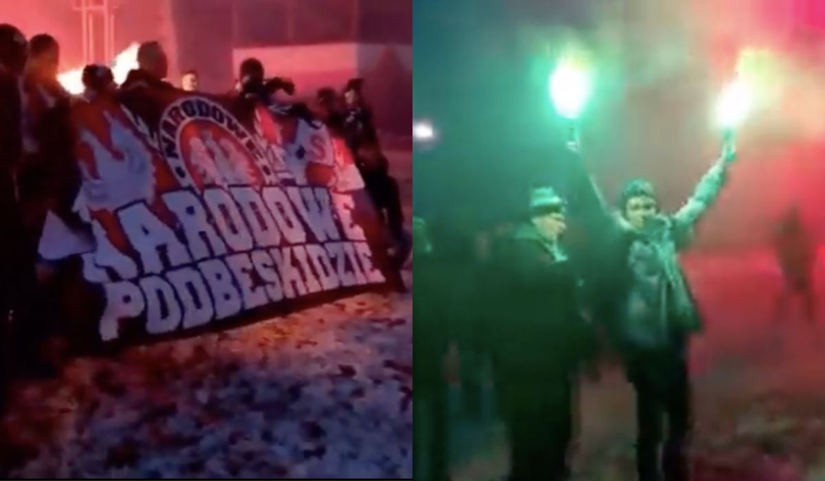 Patriotyczna Pielgrzymka Kibiców: najpierw modlili się na Jasnej Górze, potem śpiewali o wieszaniu komunistów