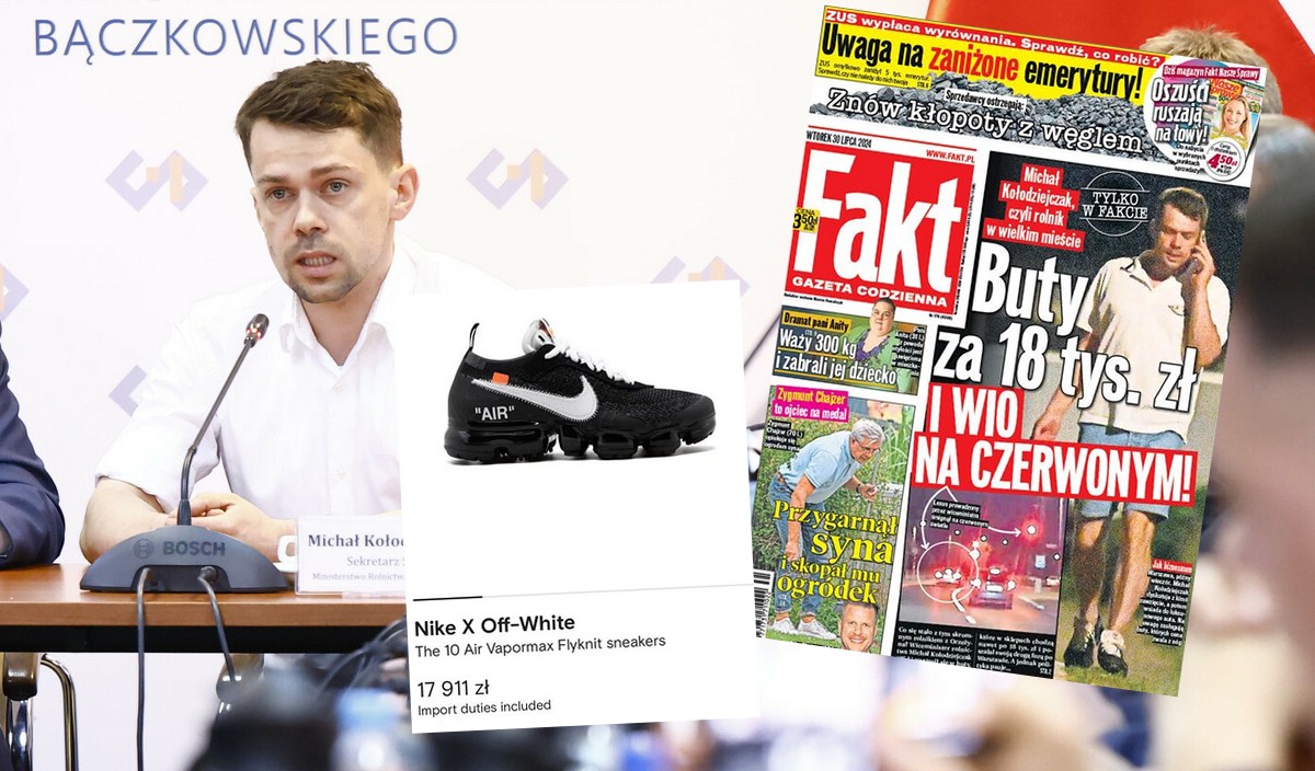 Kołodziejczak tłumaczy się z butów za kilkanaście tys. zł, że to była okazja