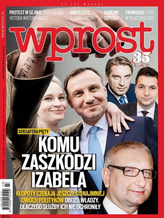 Kochanka posła Pięty żąda przeprosin od "Wprost" i "Sieci"