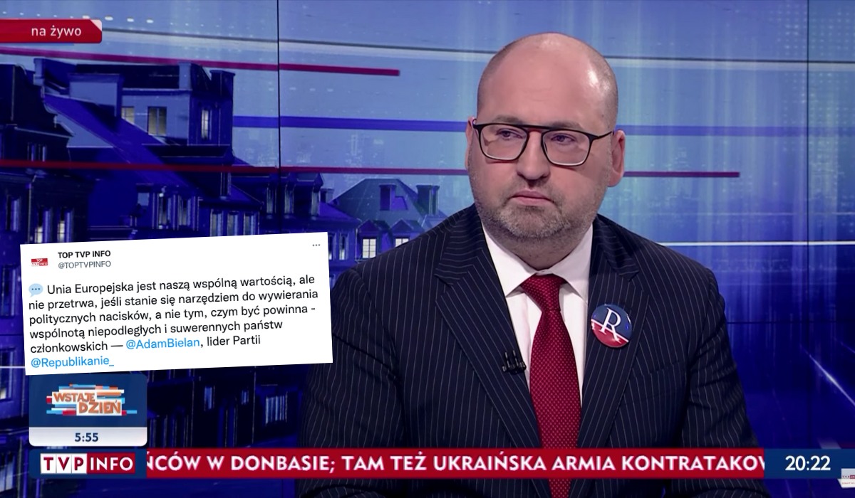 Adam Bielan zapewnia, że pieniądze z Unii będą na pewno, bo UE nie podskoczy takiemu krajowi jak Polska