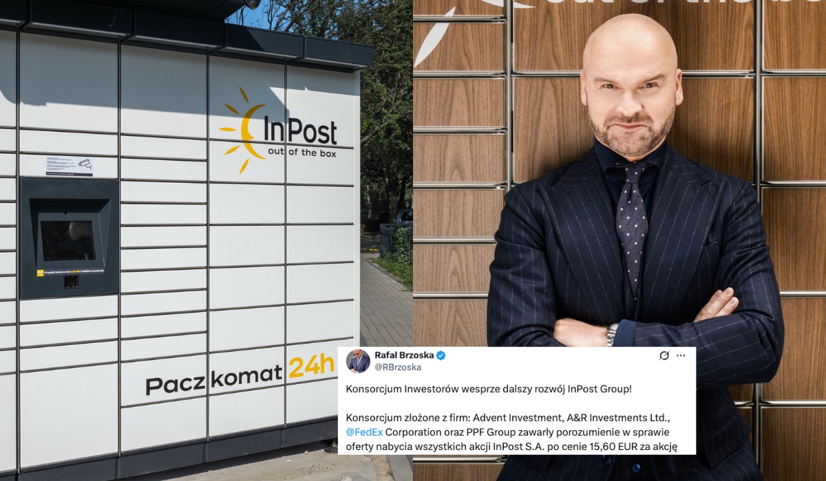 Rafał Brzoska ogłosił, że InPost zostanie sprzedany, zapowiada dalszą ekspansję w Europie