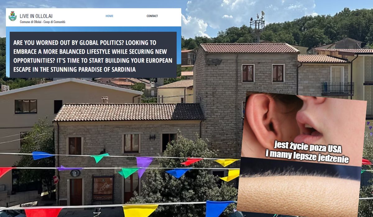 Włochy reklamują się w USA, przypominają, że jak ktoś nie lubi Trumpa to u nich są domy za 1 euro