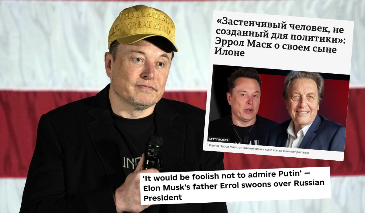Errol Musk udzielił wywiadu, wyjaśnił podziw dla Putina i skrytykował syna za przezywanie ministra Sikorskiego