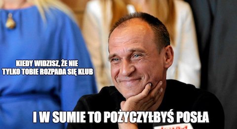 Kukiz chce "pożyczyć" .Nowoczesnej posła, żeby mogła utrzymać klub