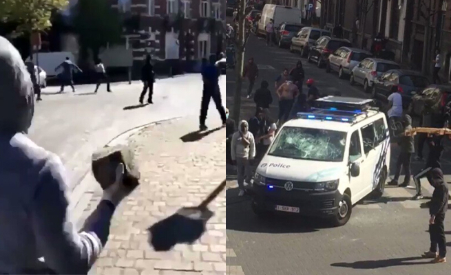 Antypolicyjne zamieszki w Brukseli, młodzi mszczą się za śmierć 19-latka