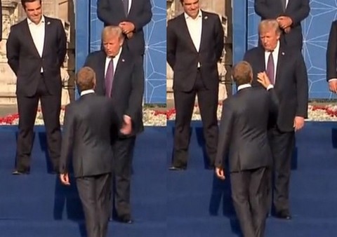 Polsat News: "Mocne, męskie klepnięcia między Donaldem Trumpem a Donaldem Tuskiem"