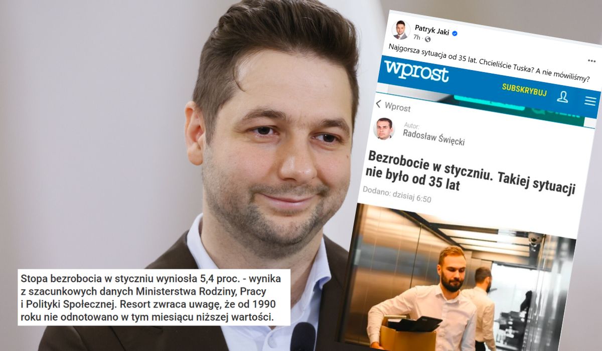 Patryk "Memiarz" Jaki niechcący podał dobrą wiadomość jako złą albo specjalnie zmanipulował treść