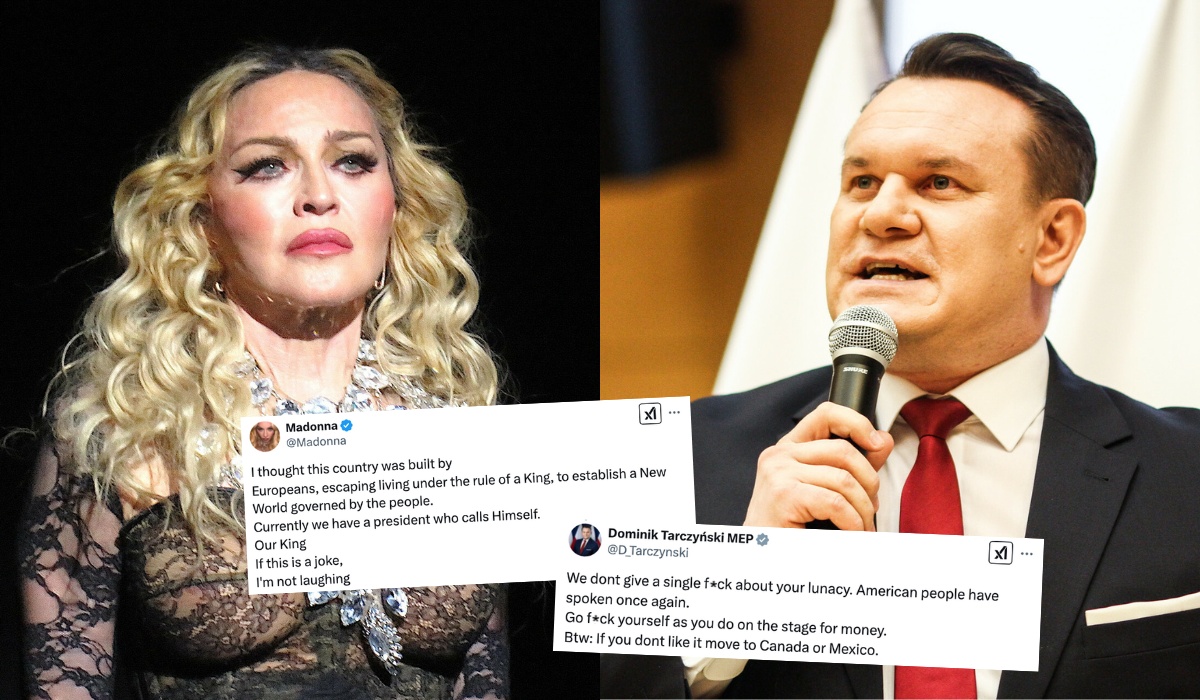 Europoseł Tarczyński kazał Madonnie wy*****ć z USA, jeżeli coś jej się nie podoba