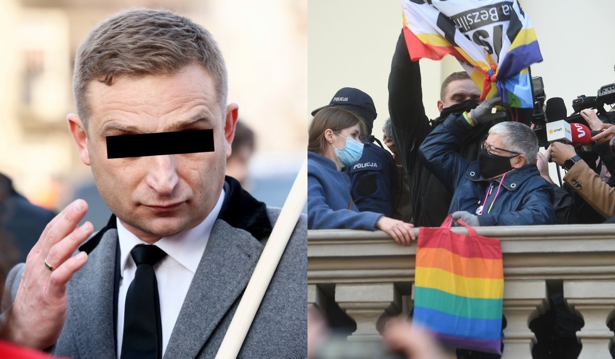 Lider narodowców Robert B. usłyszał wyrok za zrzucenie ze schodów lewicowej aktywistki