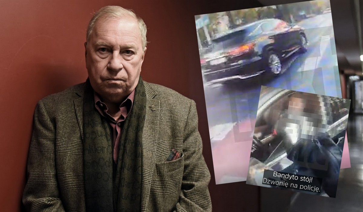 Fakt opublikował nagranie, na którym widać jak Stuhr potrąca motocyklistę