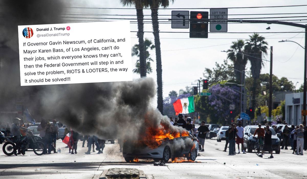 Los Angeles: trwają protesty przeciwko działaniom służb imigracyjnych, Biały Dom wysyła Gwardię Narodową