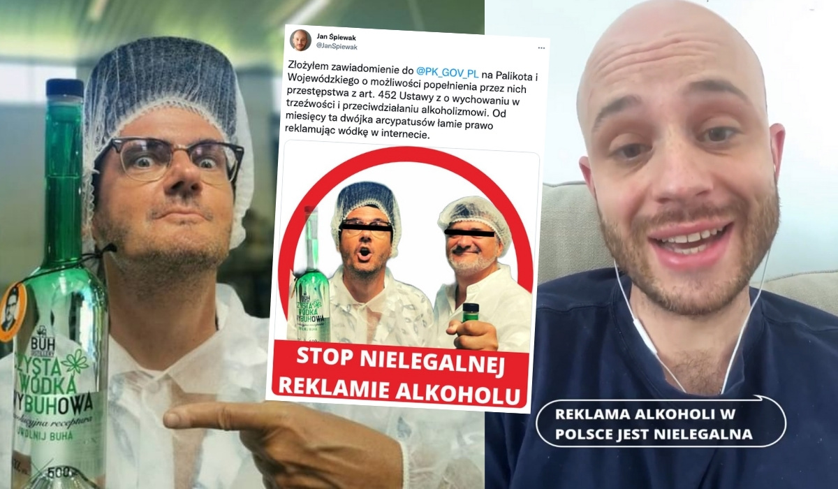 Śpiewak w ramach antyalkoholowej krucjaty doniósł na Wojewódzkiego i Palikota, określił ich "arcypatusami"