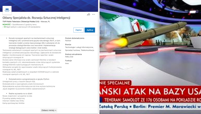 TVP szuka specjalisty do spraw sztucznej inteligencji
