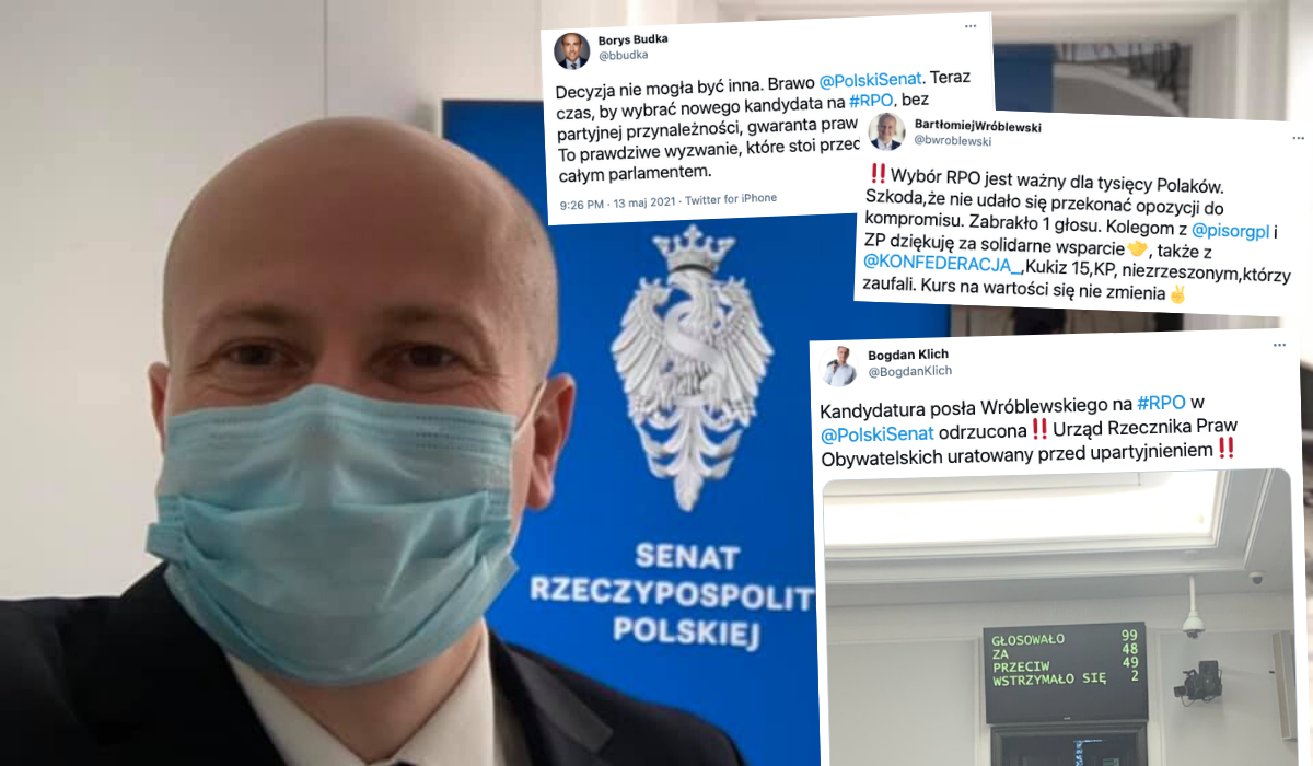 Rozpoczyna się kolejny sezon poszukiwań kandydata na RPO, kandydat PiS odrzucony