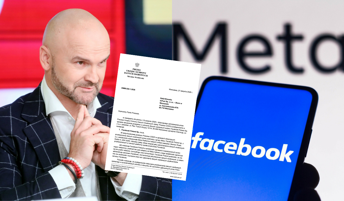 Brzoska wciąż walczy z Metą, UODO wszczął postępowanie w sprawie Facebooka