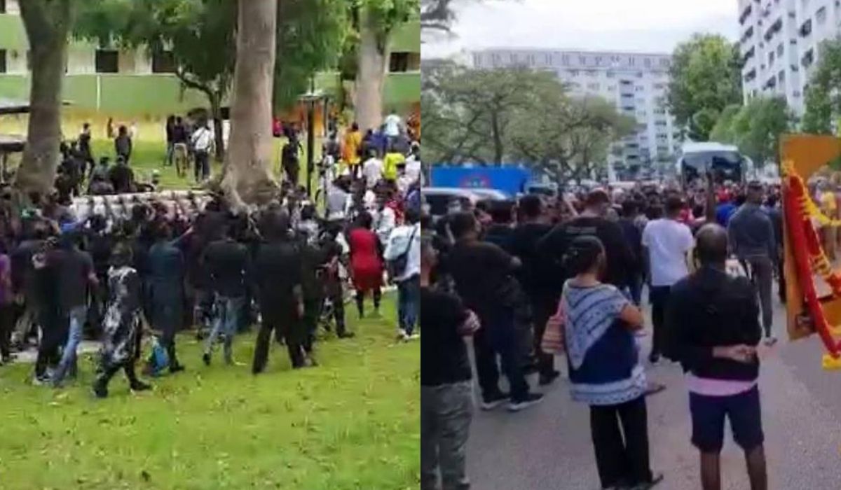 Singapur: gangsterzy zrobili za głośną stypę, policja dokonała aresztowań za brak maseczek i ogólną nieprzyzwoitość