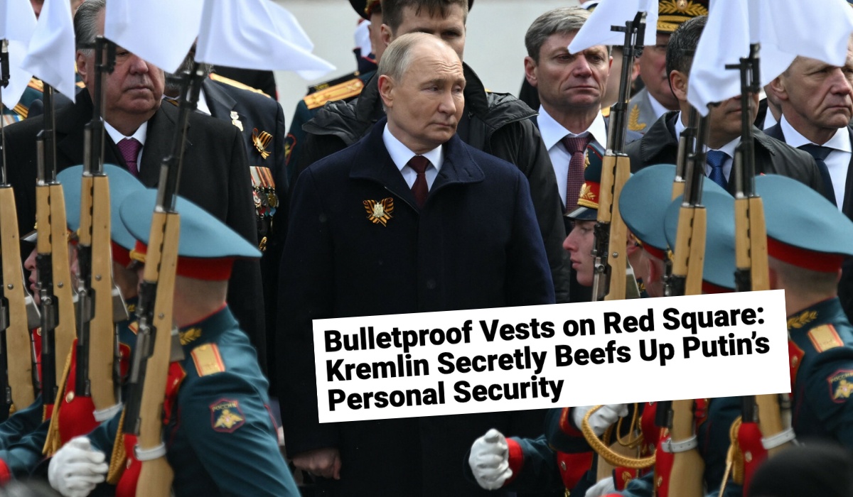 Putin chyba marznie, bo zaczął się ubierać dodatkowo w kamizelki kuloodporne