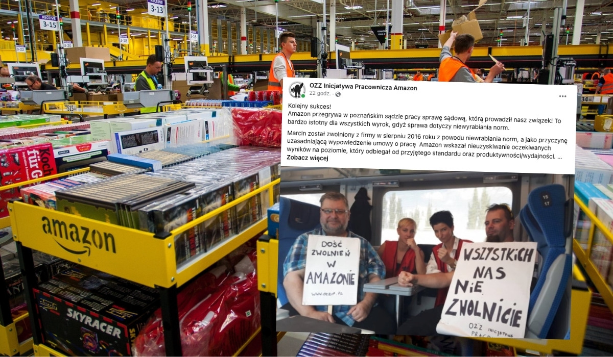 Były pracownik Amazona, nielegalnie zwolniony za "niewyrabianie norm", dostanie 7 tysięcy odszkodowania