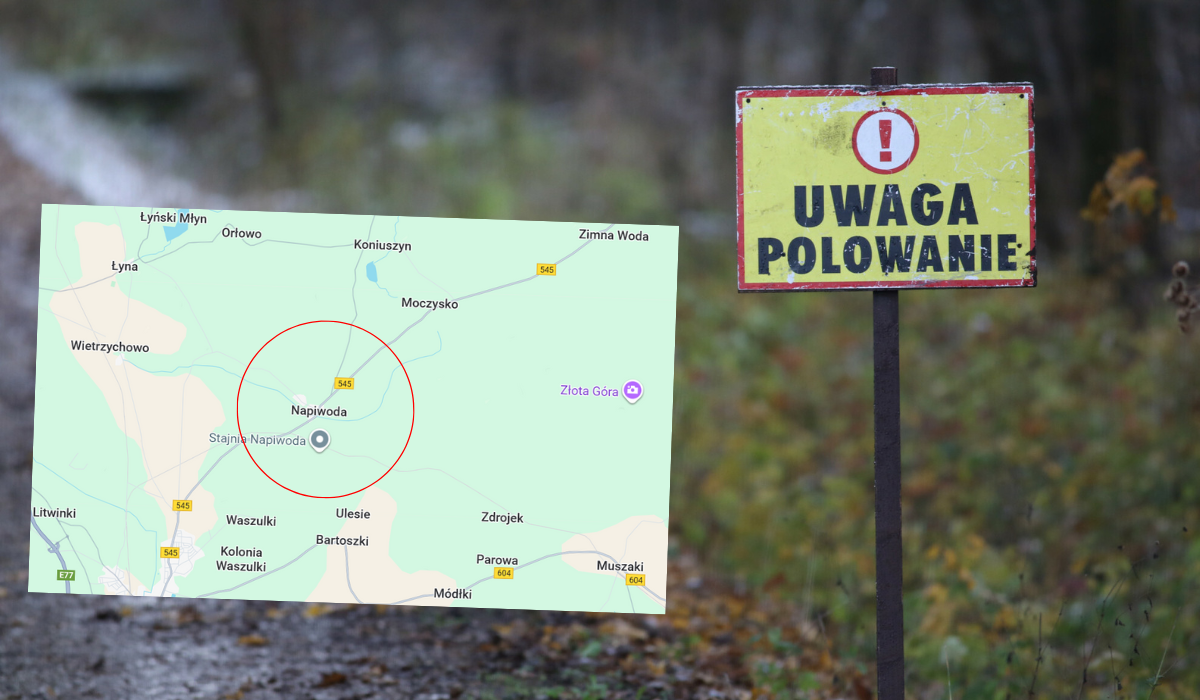 Napiwoda: myśliwy kontrolnie strzelił w ziemię, ale rykoszetem postrzelił kolegę