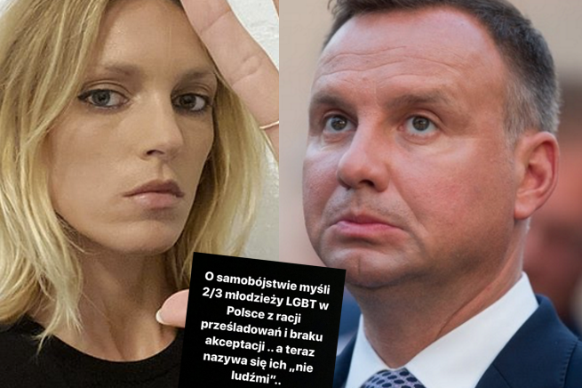 Anja Rubik o Dudzie: wszystko by wygrać. Po trupach do celu. Po trupach polskich dzieci i nastolatków