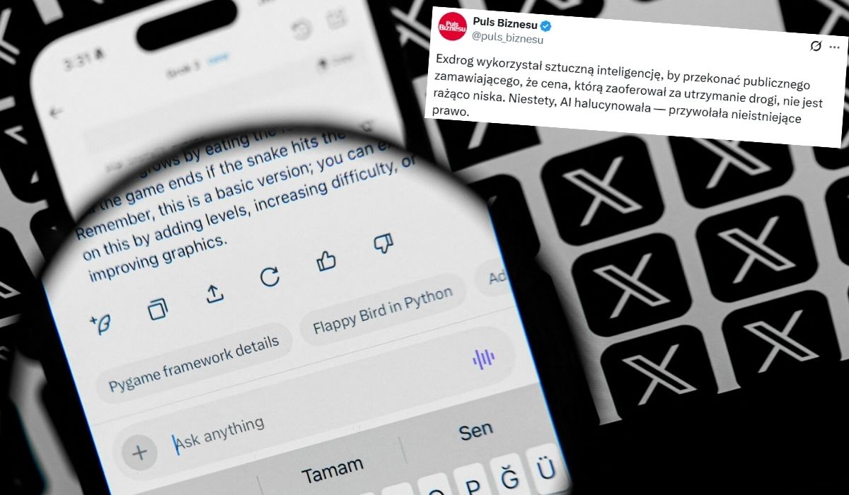 Polska firma straciła kontrakt, bo w jej dokumentach wykryto halucynacje AI