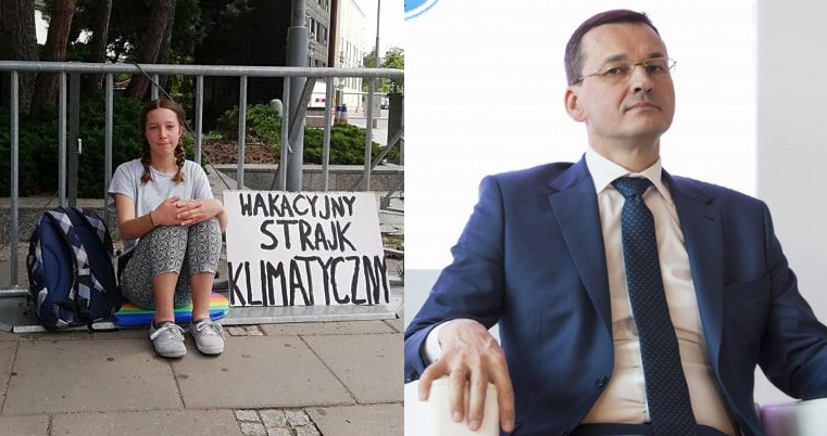 Premier odpowiada strajkującej 13-latce: chciałbym, żeby nie musiała wyjeżdżać na zmywak