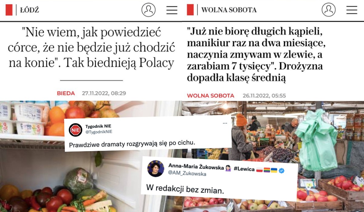 Alarmy Gazety Wyborczej o dramacie biedniejącej "klasy średniej" wzbudziły pewną wesołość