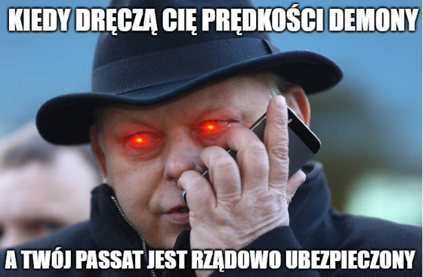 Sasin i Suski urządzili sobie wyścigi na drodze, ale Sasin jechał na sygnałach
