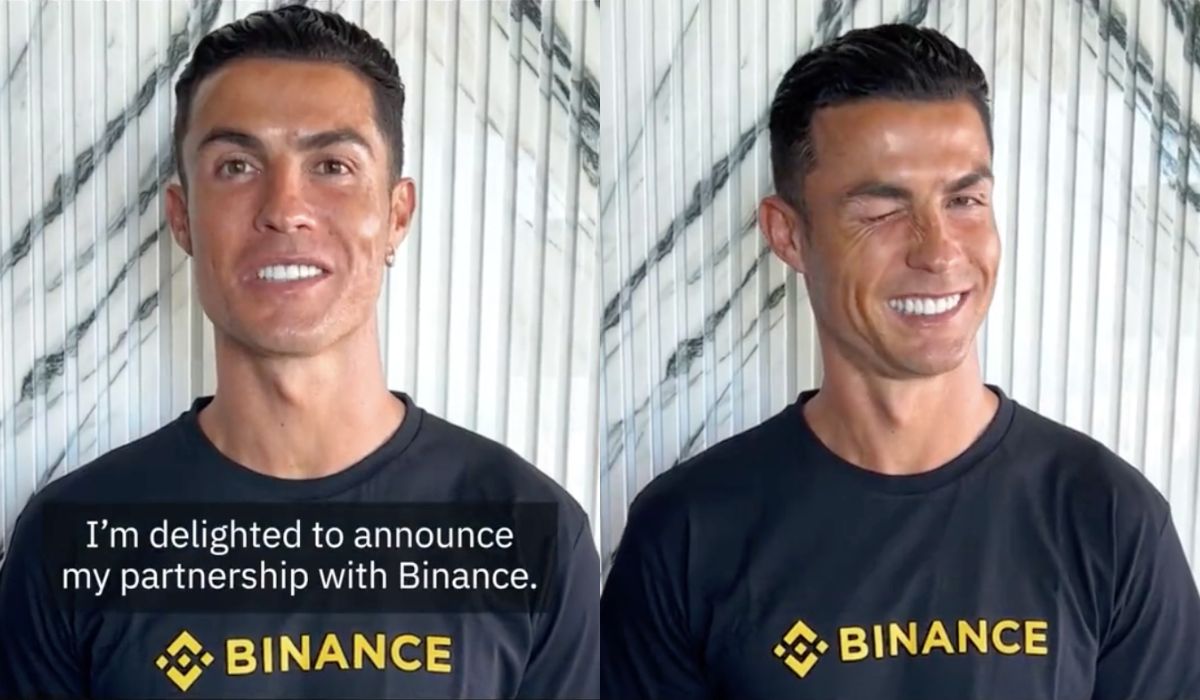 Ronaldo został pozwany na kwotę miliarda dolarów za reklamowanie Binance, giełdy kryptowalut