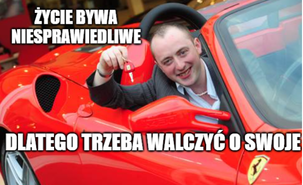 Zielona Góra: kierowca ferrari dostał 1000 zł mandatu, ale odwołał się i sąd zmienił na 5000 zł
