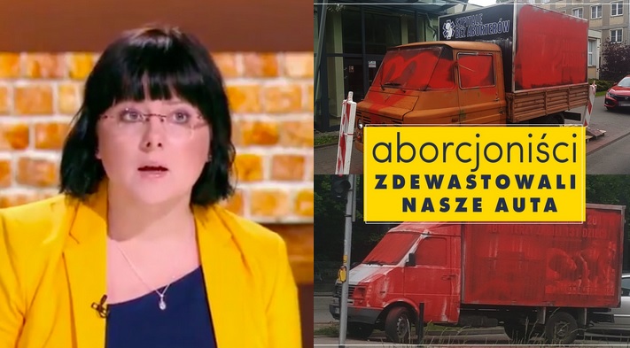 Ktoś zdewastował samochody Fundacji Pro-Prawo do Życia