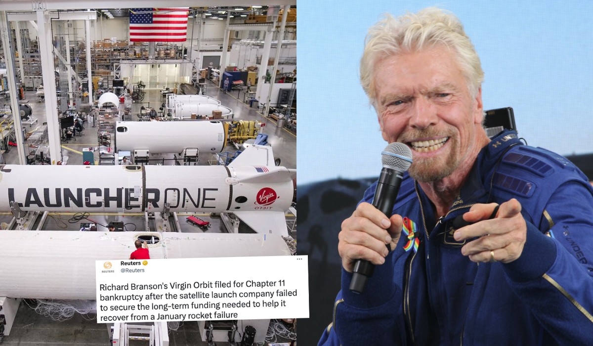 Kosmiczna spółka Richarda Bransona złożyła wniosek upadłościowy, nie udało się znaleźć nowych inwestorów