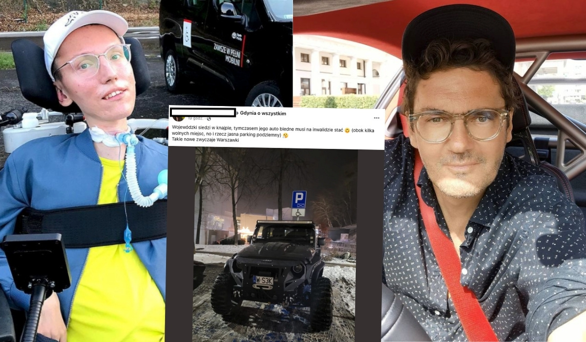 Wojtek z Life on Wheelz krytykuje Wojewódzkiego za parkowanie na miejscu dla niepełnosprawnych: chamstwo i brak empatii