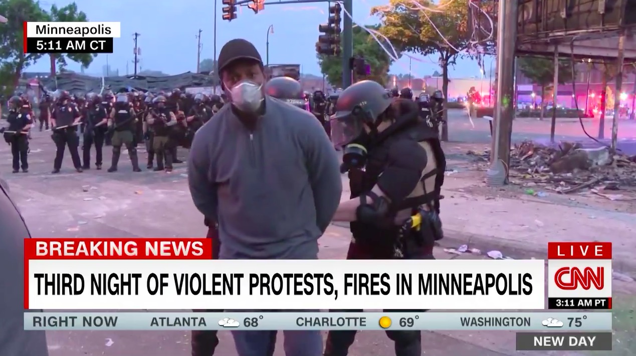 USA: policja aresztowała ekipę telewizji CNN za bycie na miejscu zdarzeń