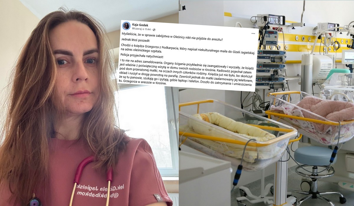 Ksiądz z Podkarpacia wśród zatrzymanych za grożenie ginekolog Gizeli Jagielskiej