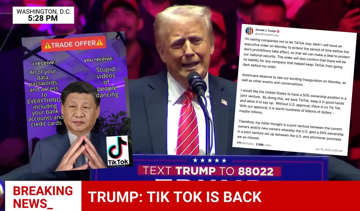 TikTok już działa w USA, bo Trump miał "dobrą rozmowę" z Xi Jinpingiem