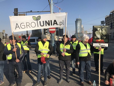 Dziś kolejny protest rolników w Warszawie. Potrwa do 16 
