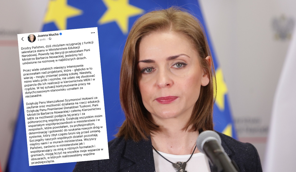 Wiceministra edukacji, która krytykowała kampanię Trzaskowskiego, podała się do dymisji