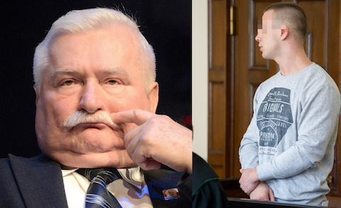 Wnuk Wałęsy stanął przed sądem. "Nie wiecie, kim jest mój dziadek"
