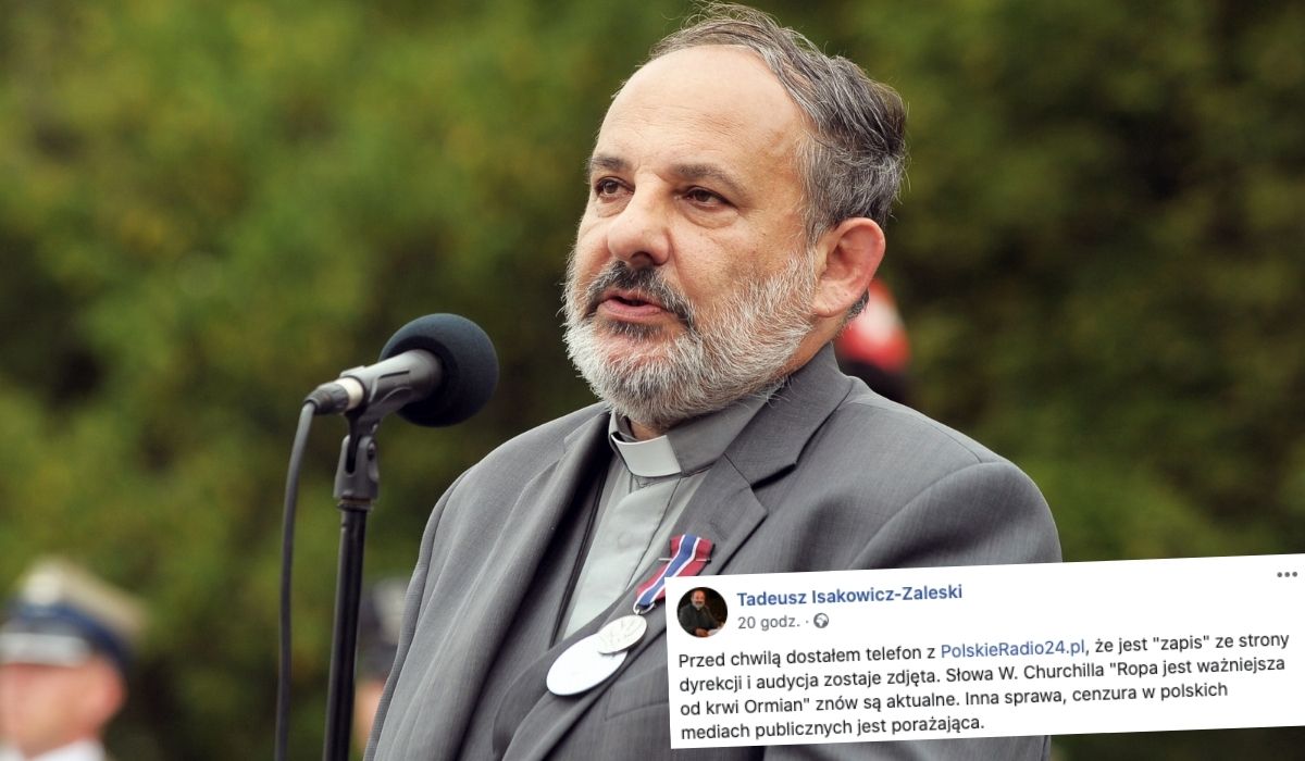 Ksiądz Isakowicz-Zaleski twierdzi, że jest blokowany w państwowych mediach