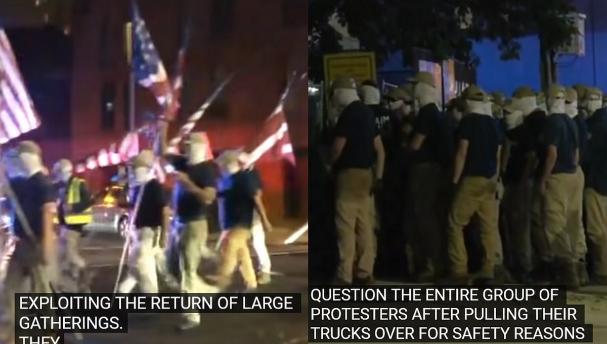 USA: ludzie pogonili 200 nazioli usiłujących zrobić marsz