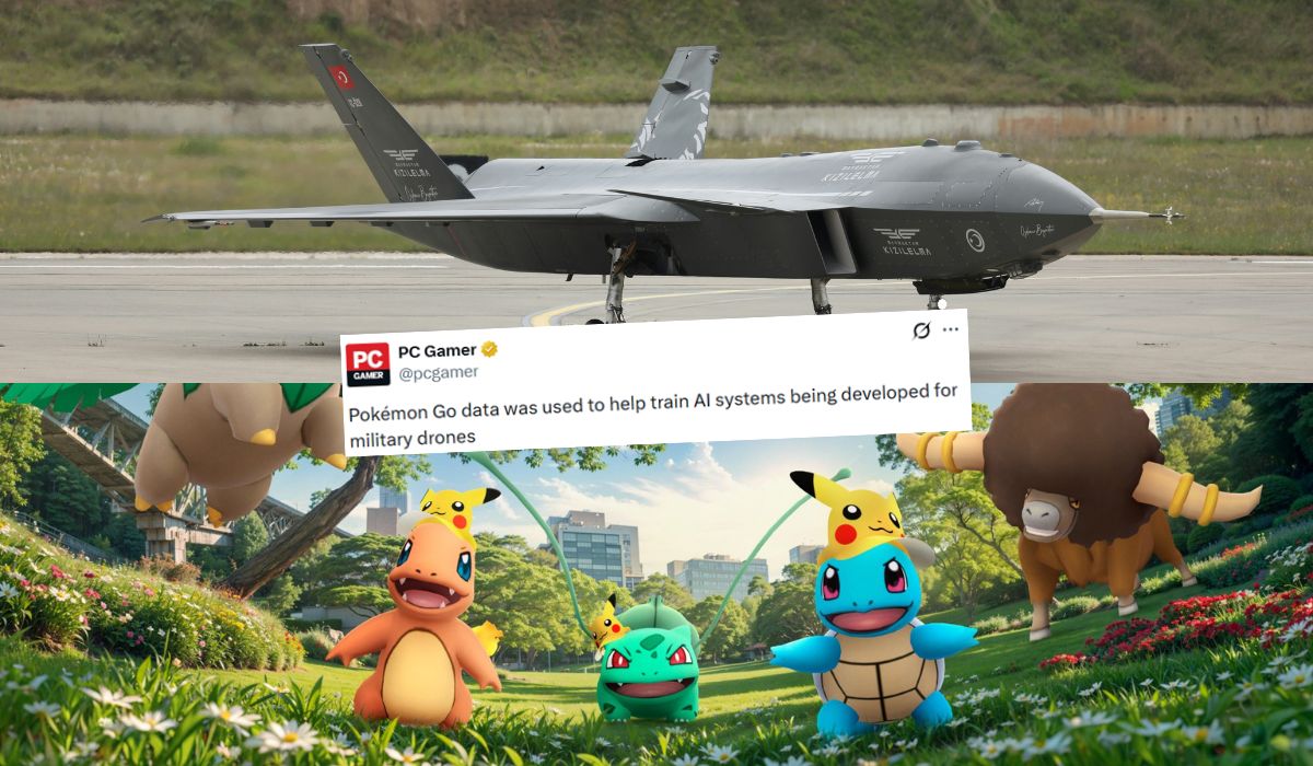 Dane zbierane podczas manii Pokemon GO mogą zostać użyte do misji bojowych w wykonaniu dronów