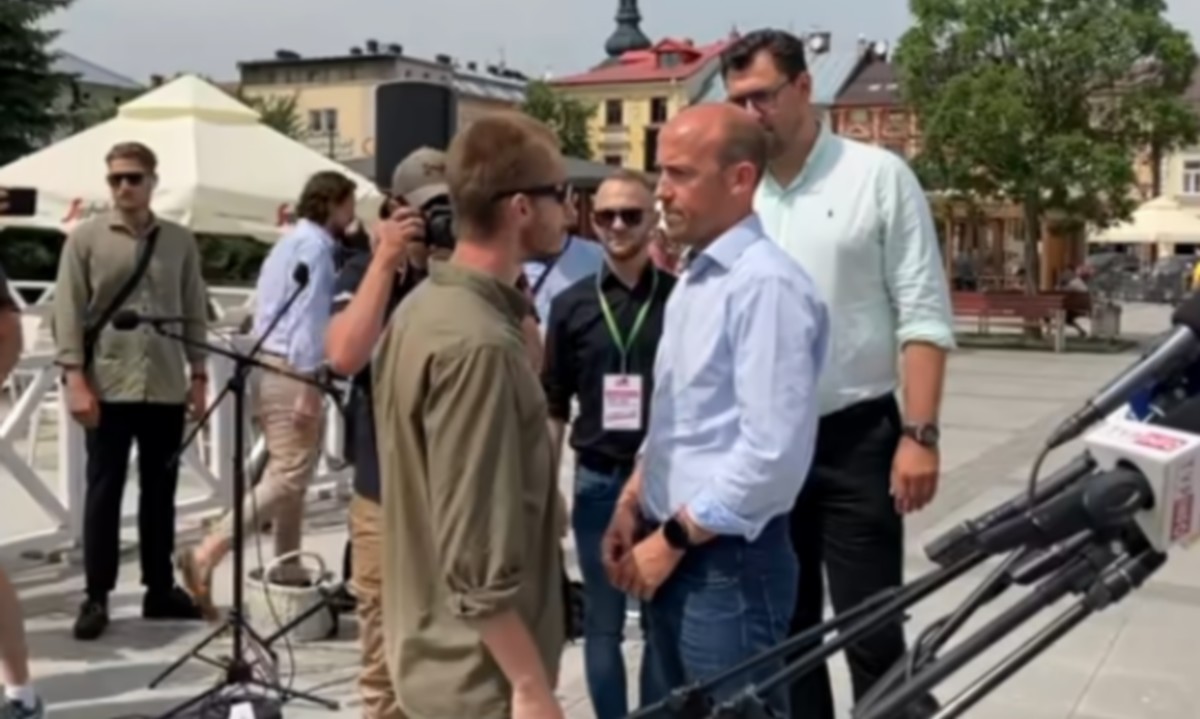 Ekipa Koalicji Obywatelskiej robiła konferencję na Podhalu i mieszkańcy byli dla nich niezwykle niemili