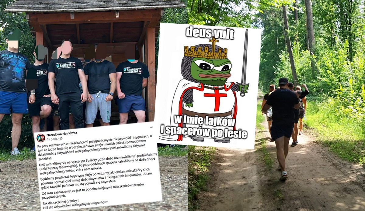 Chłopcy narodowcy uformowali milicję i usiłują wyręczać straż graniczną