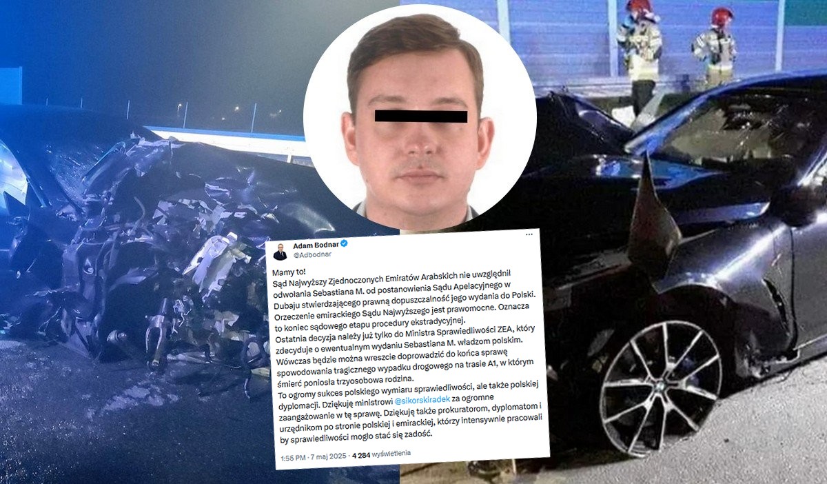 Sąd Najwyższy w ZEA nie uwzględnił odwołania Sebastiana M. i umożliwił jego ekstradycję do Polski