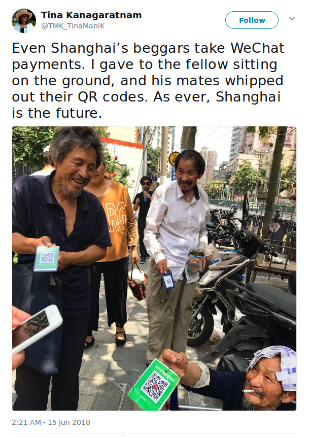 Stało się: żebracy przeszli na mikroprzelewy